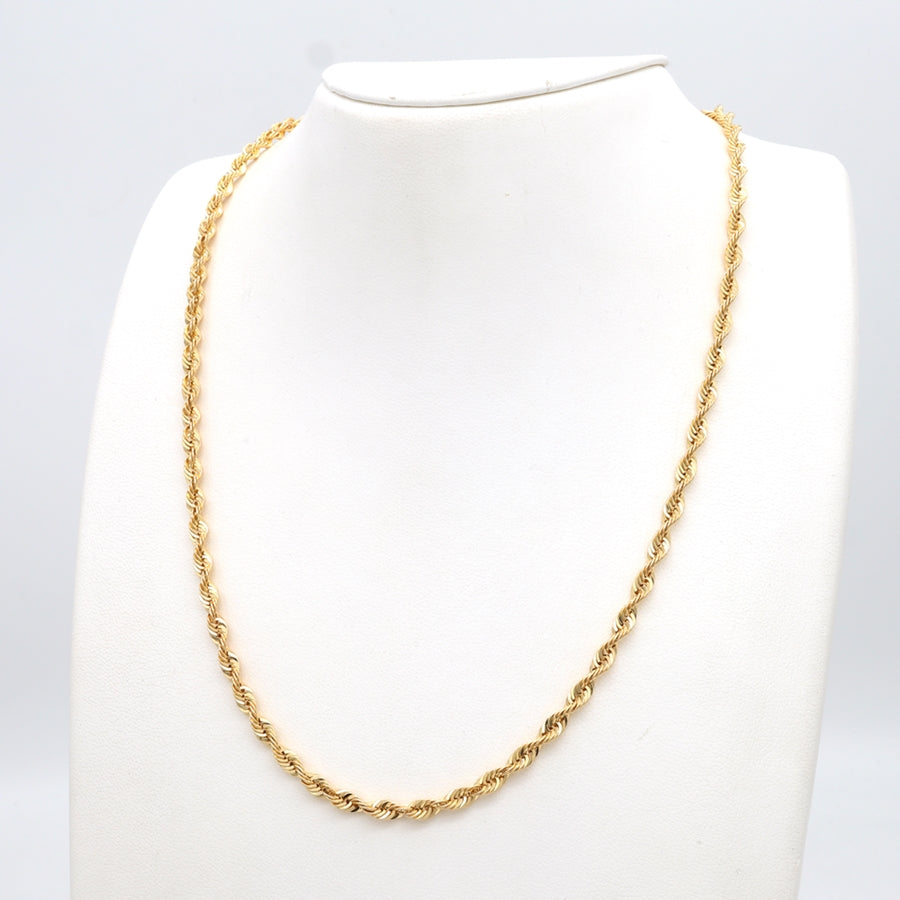 18K YG RUKA D 4.0-HO 20"