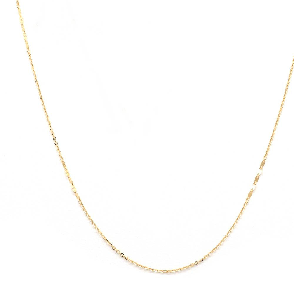 18K YG 107663 MV 18"