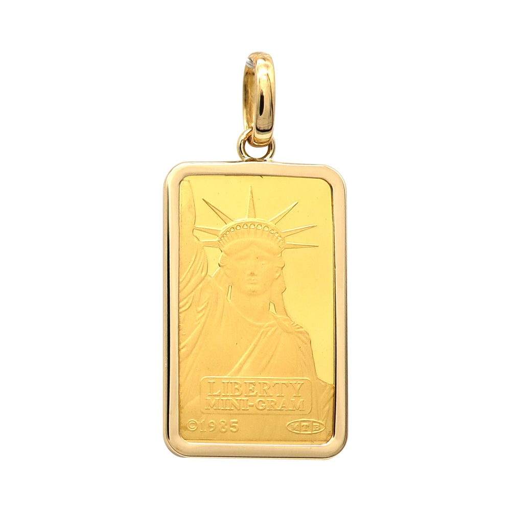 18K YG PD-LIBERTY-2G