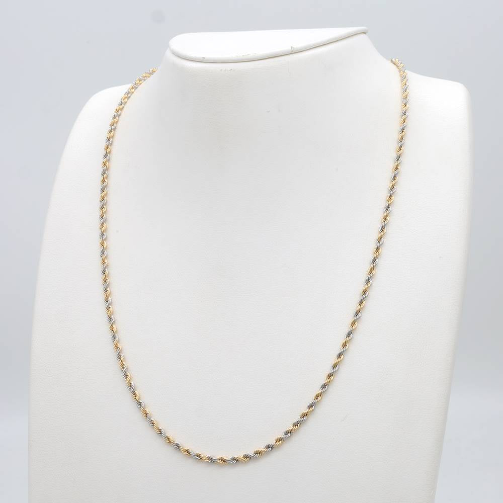 18K/PT850 2.7 ROPE 20"