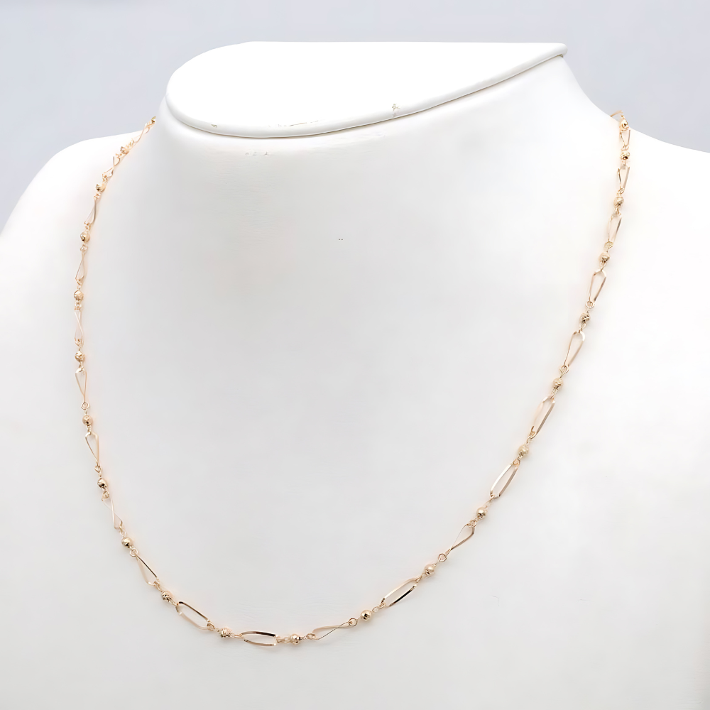 18K ROSE NET-4419-R MV 18"