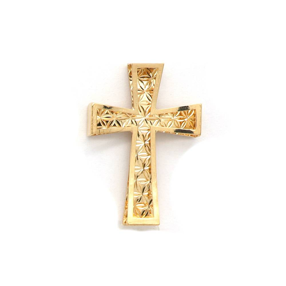 18K YG PDT-N CROSS