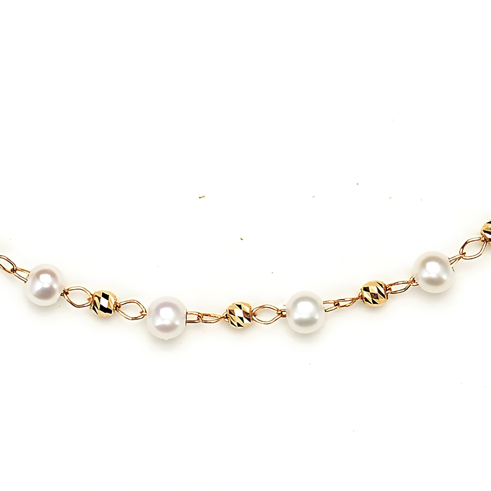 18K ROSE M-PEARL1 R 7"