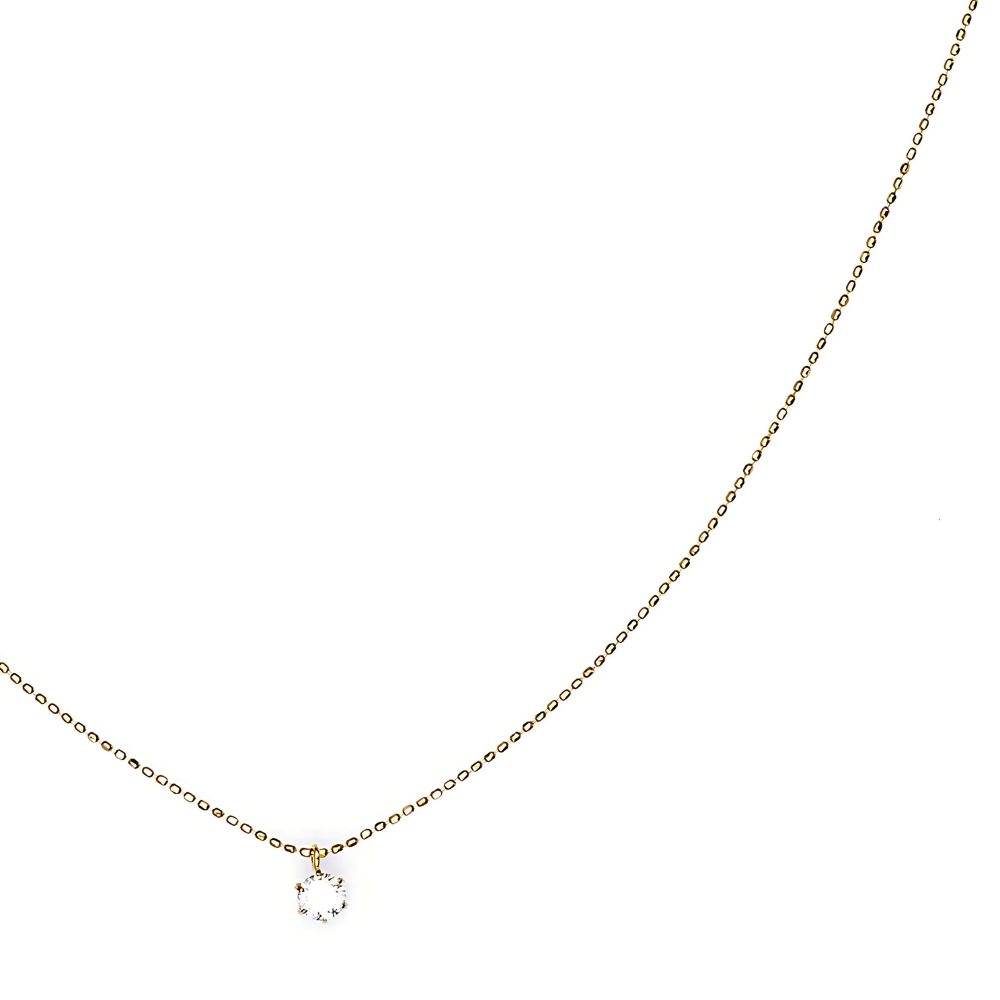 18K ROSE ST-1500A-R0.1CT 16"