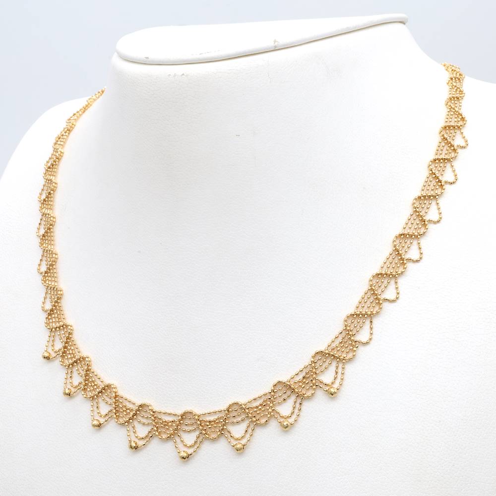 18K YG B-AU002 MV 18"