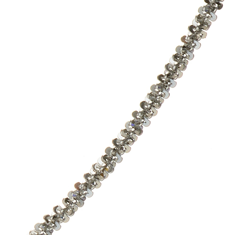 18K WG LIGHT CRISS CROSS