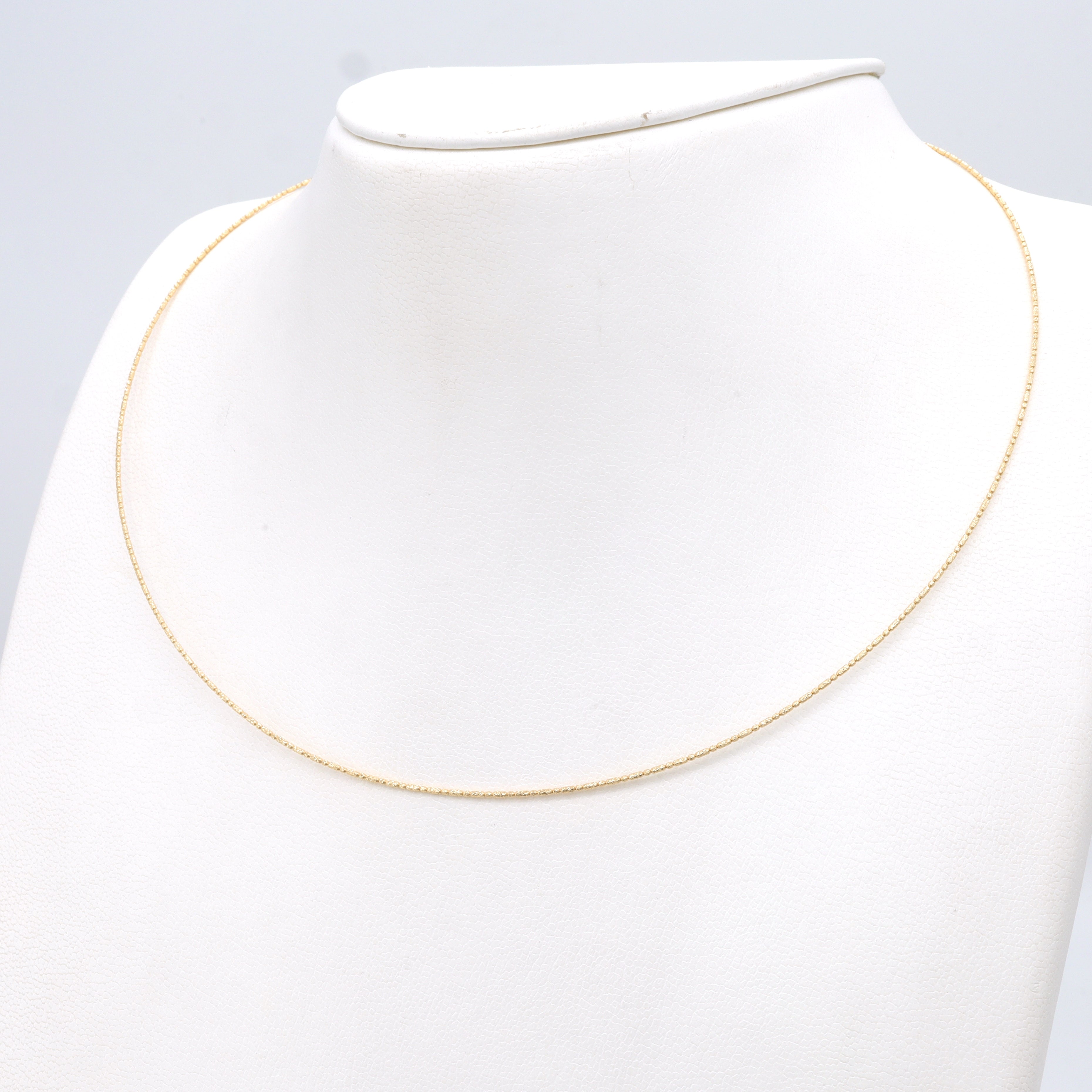 18K YG 113705 JV 18"