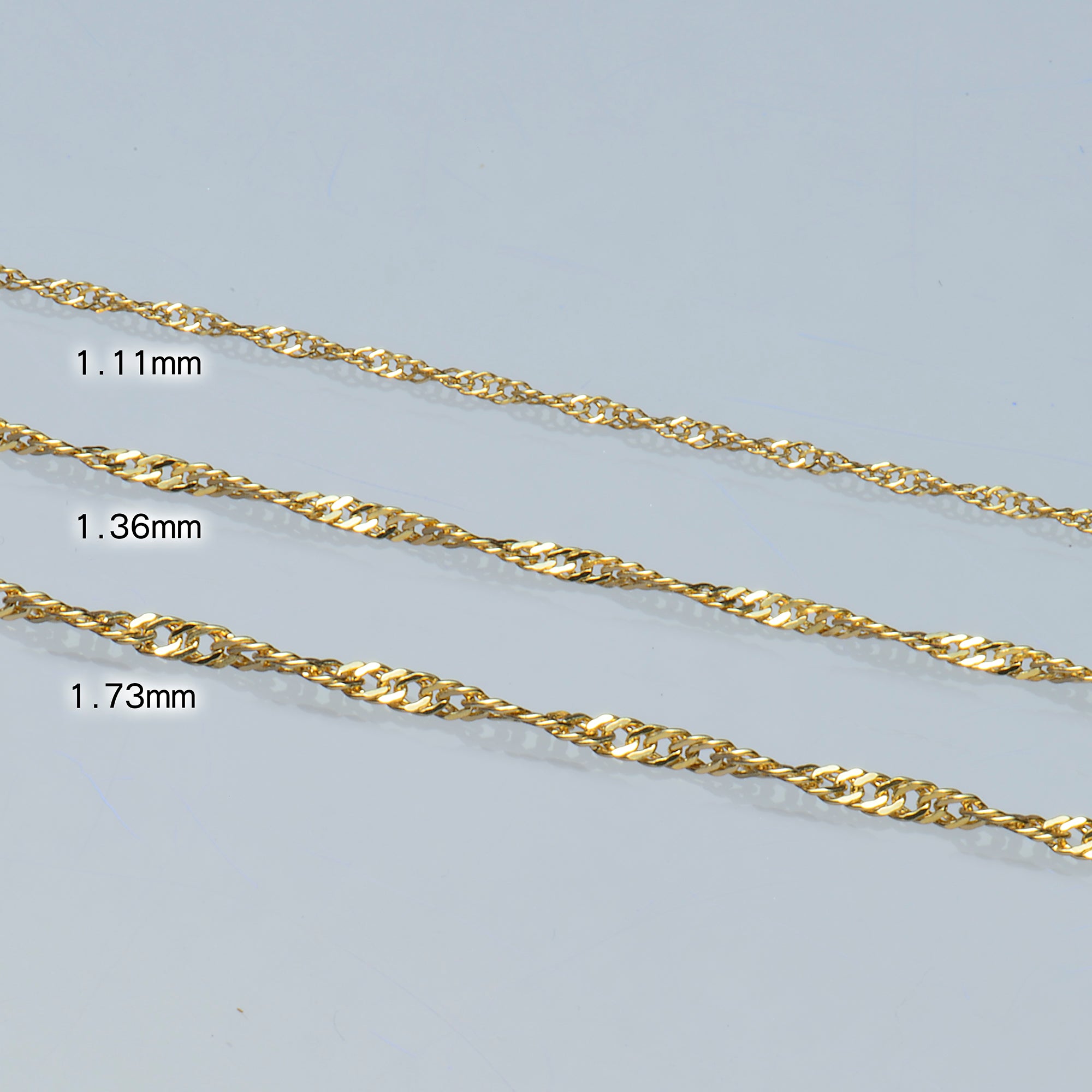 18K YG SCREW CHAIN