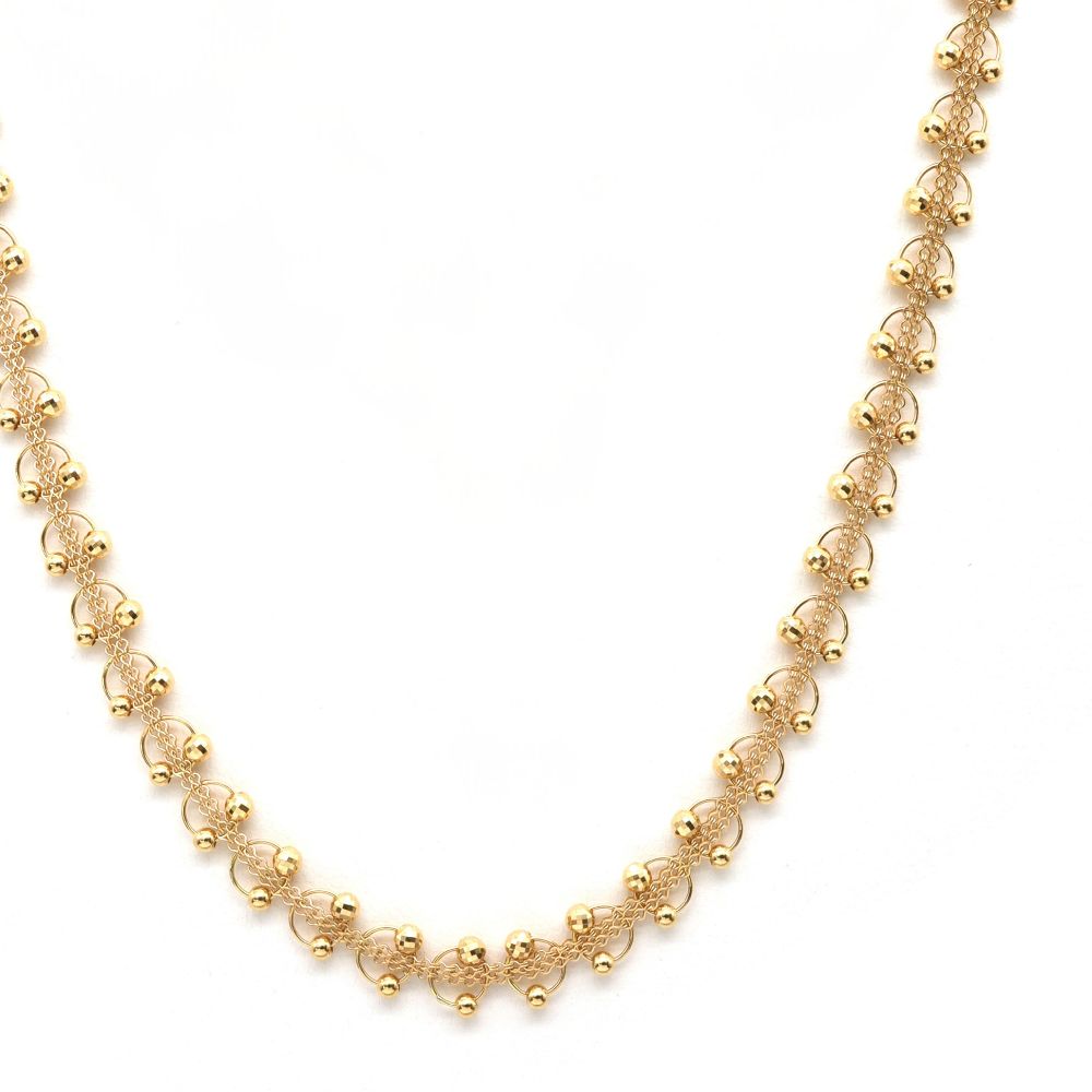 18K YG LUNA002 MV 18"