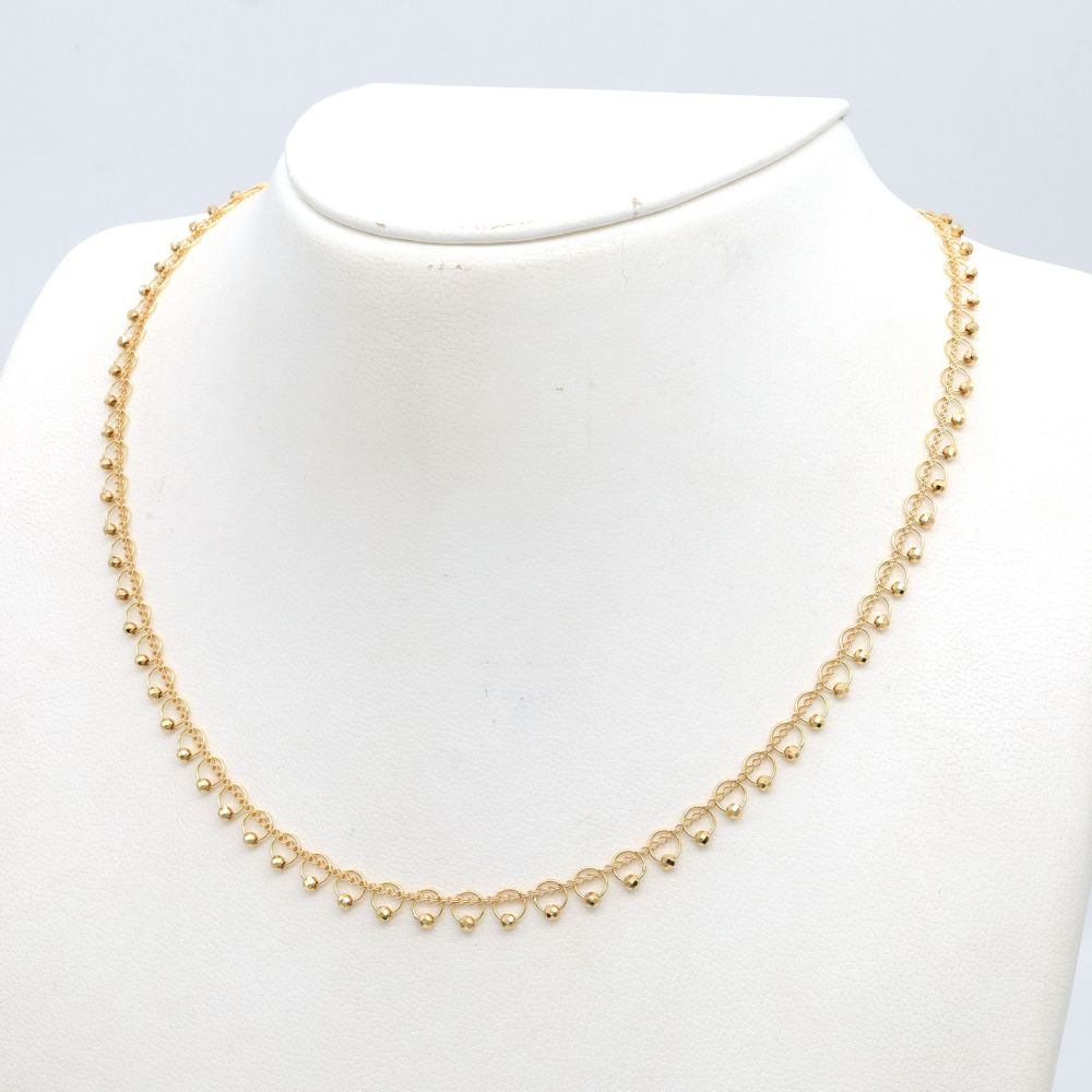 18K YG LUNA003 MV 18"