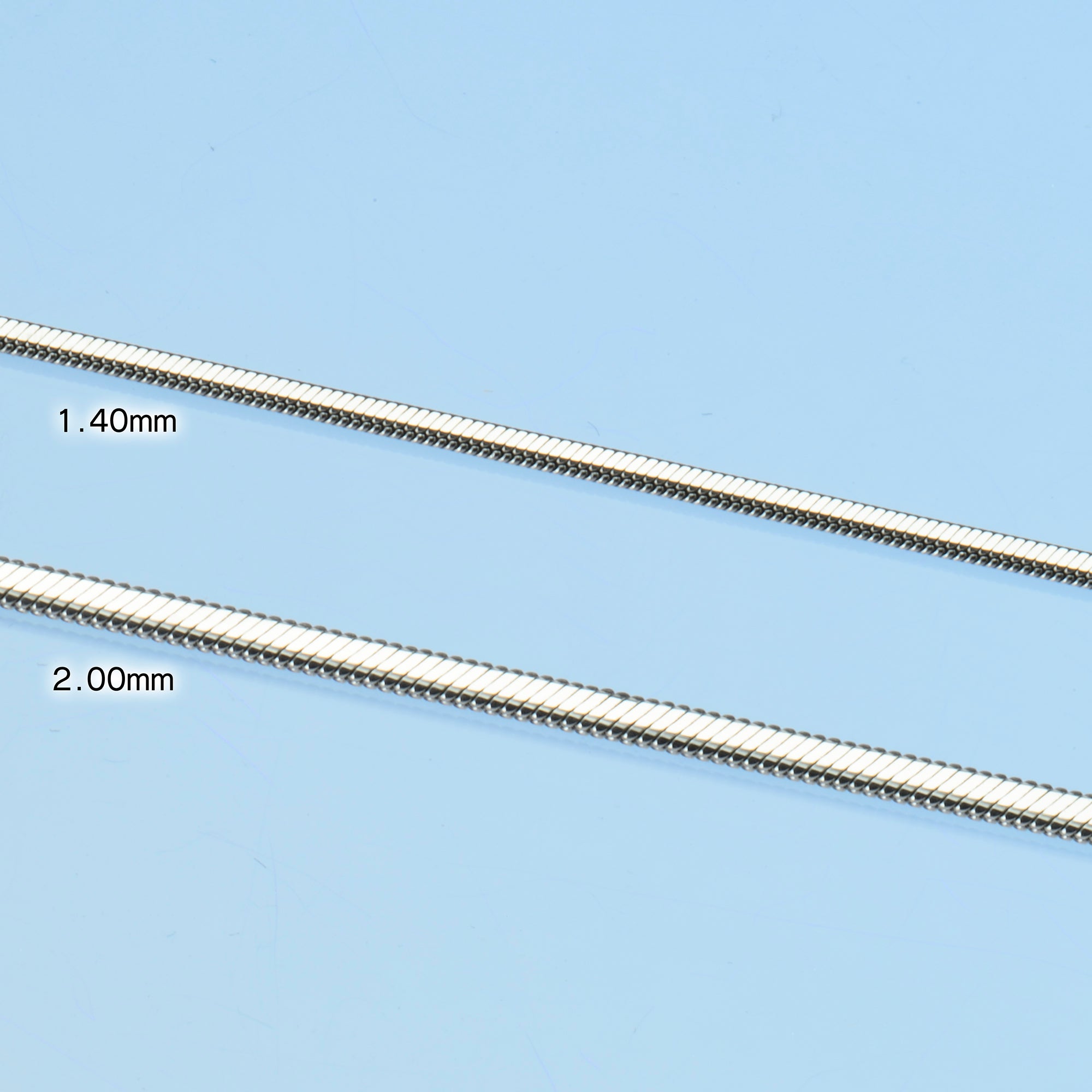 18K WG BABY SNAKE CHAIN