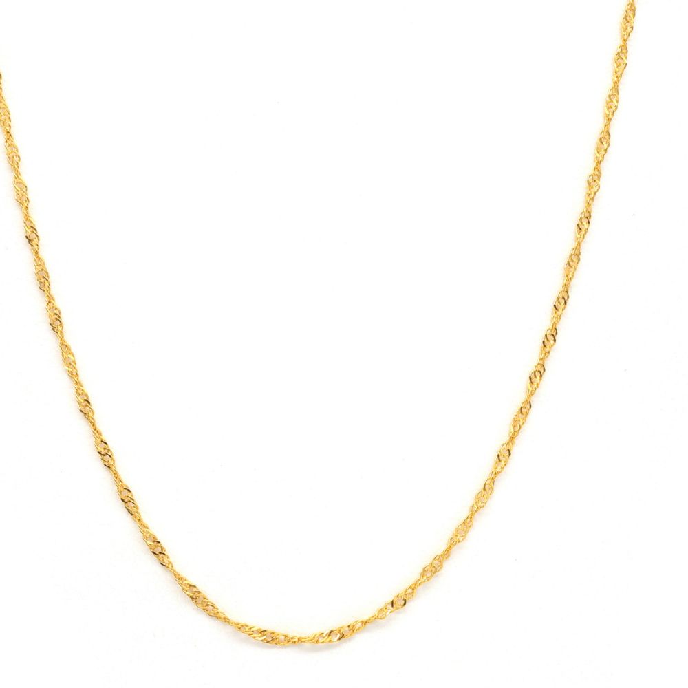 24K YG SCREW CHAIN S SIZE