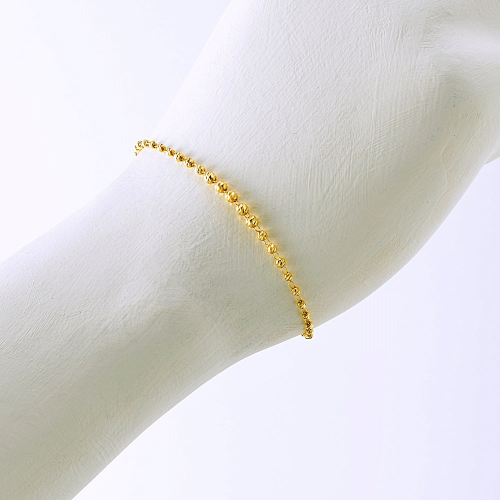 18K YG M-TC-GR AJ 7"