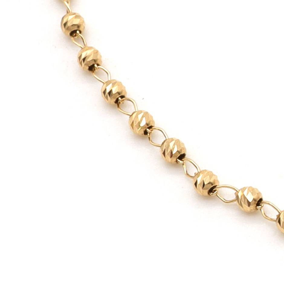 18K YG M-TC-2.0 AJ 7"