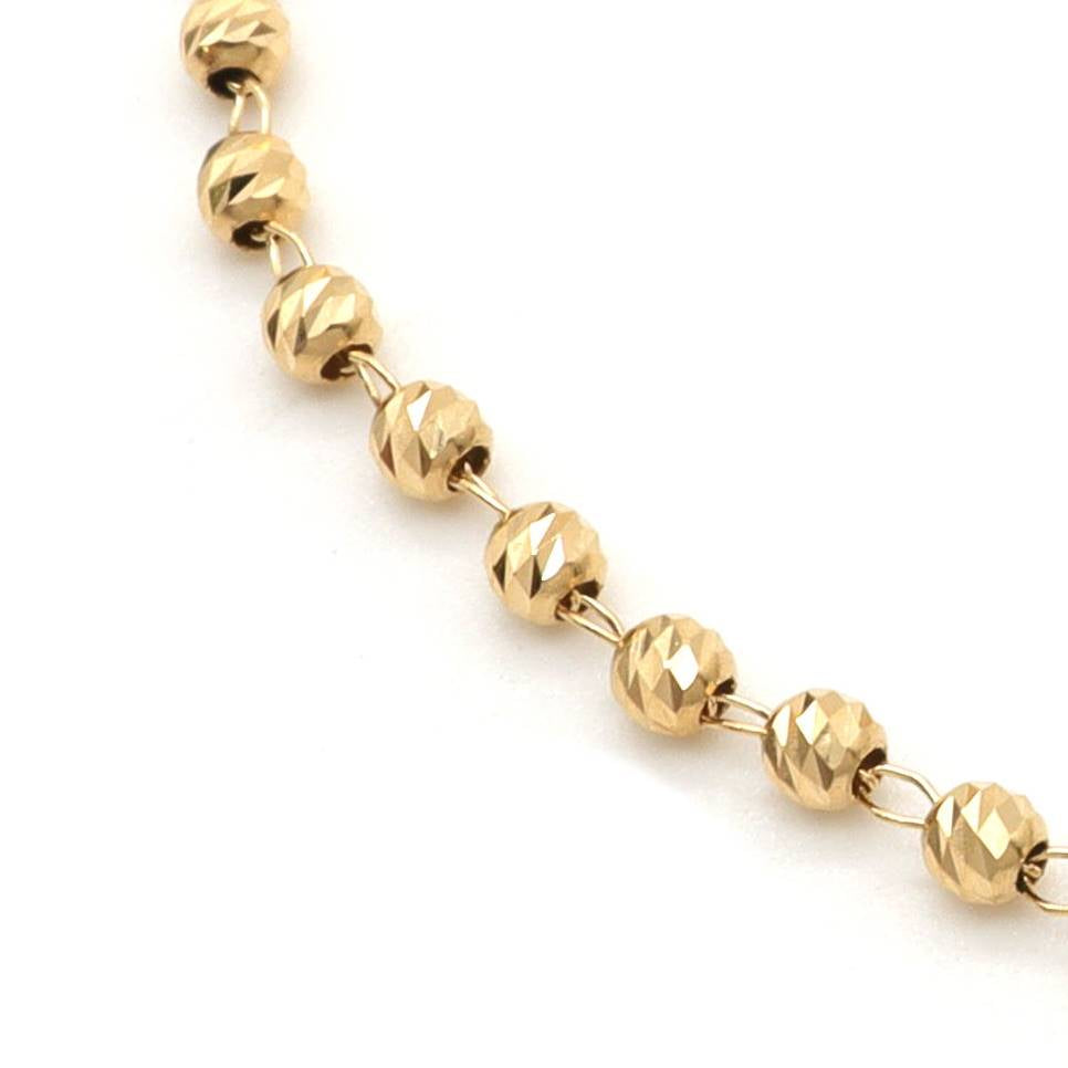 18K YG M-TC-2.5 AJ 7"