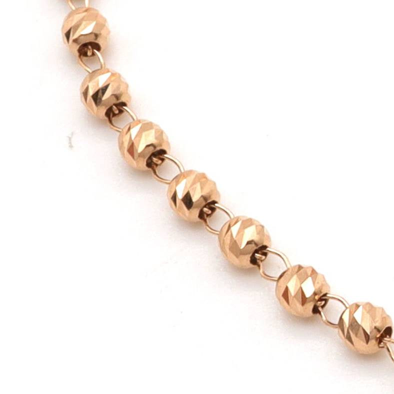 18K ROSE M-TC-2.5-R AJ 7"