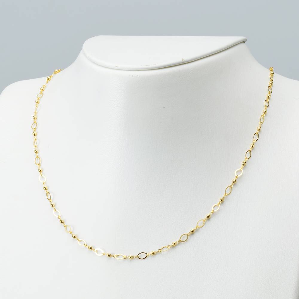 18K YG NET-4418 MV 18"