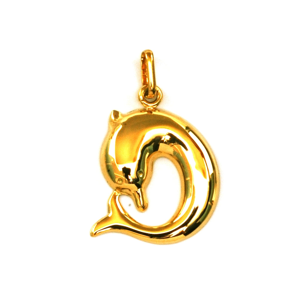 18K YG PDT-DOLPHIN
