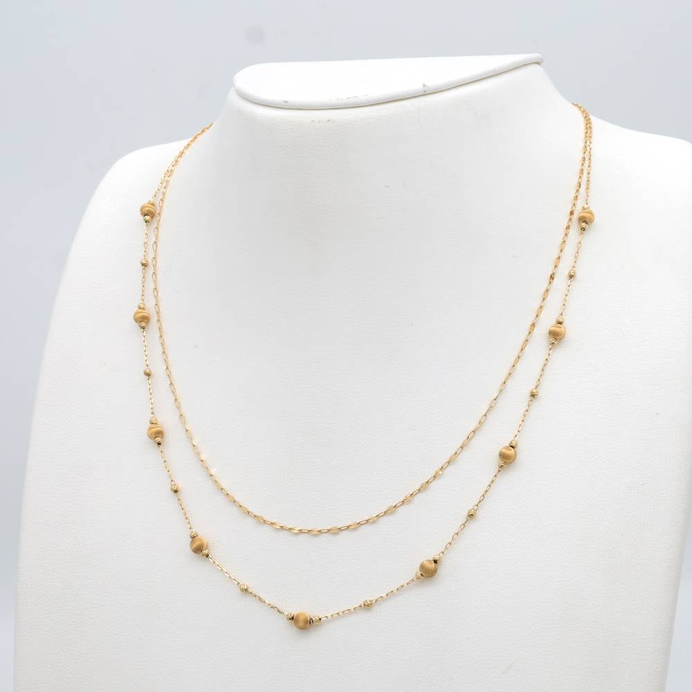 18K YG SBM103 MV 18"