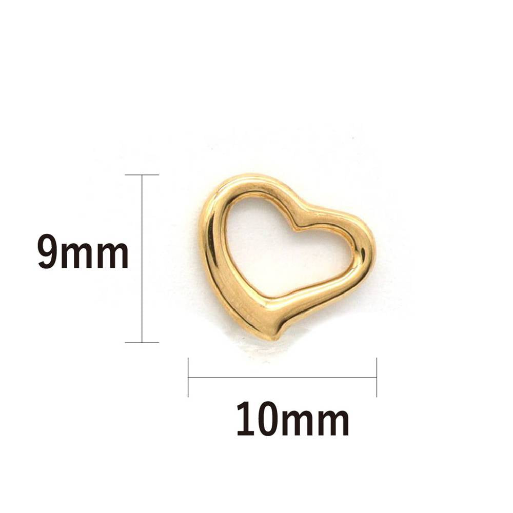 18K YG PDT-F OPEN HEART M