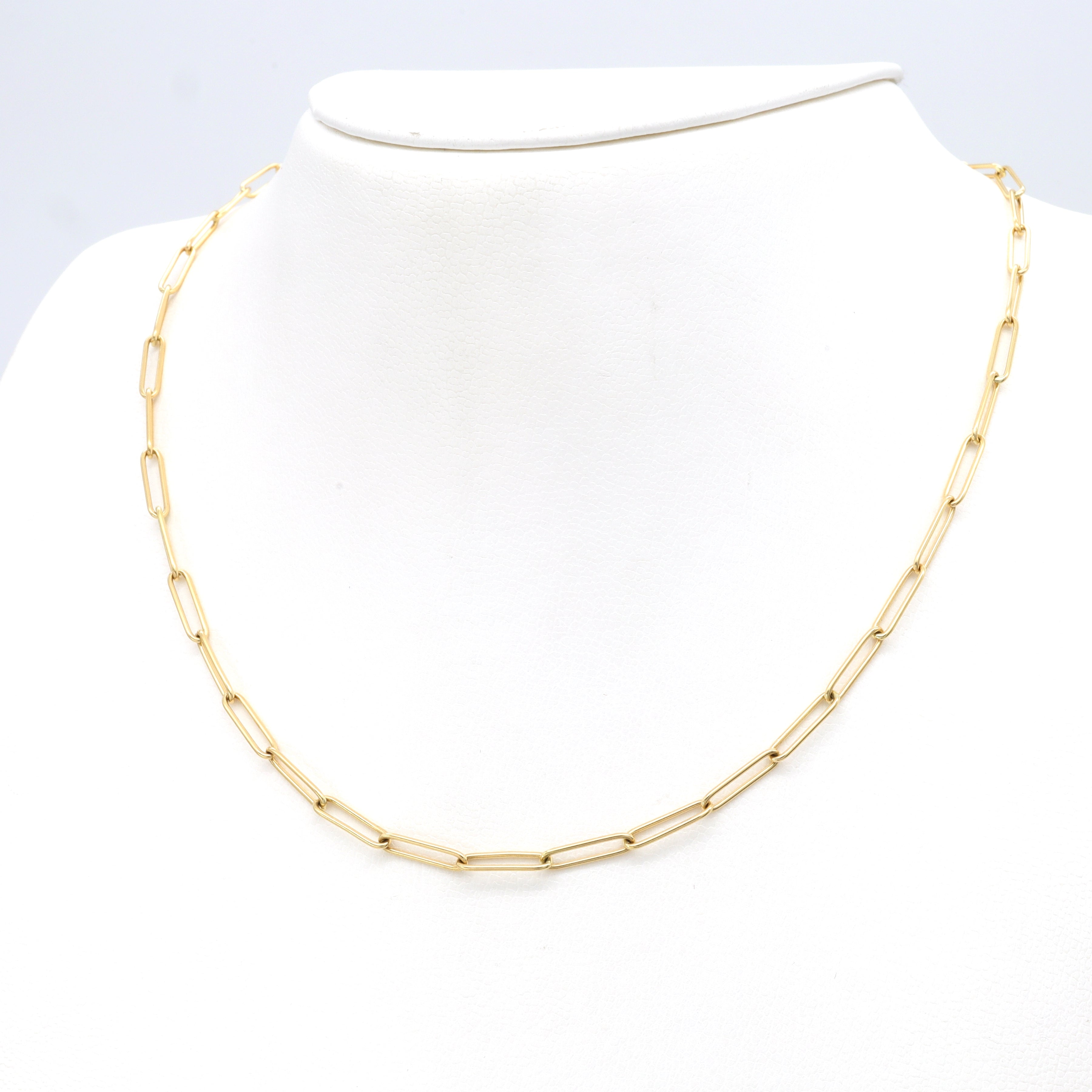 18K YG PC LONG70 18"