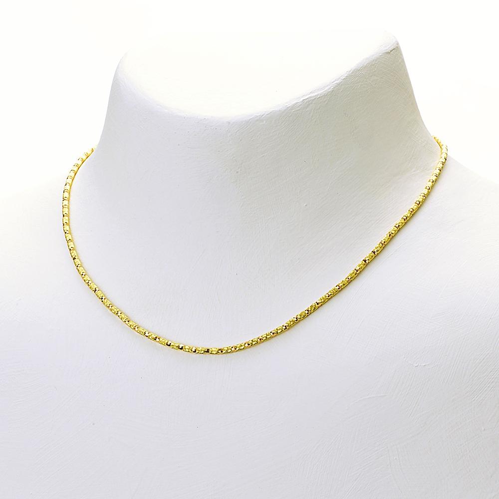 18K YG J-257-YP SST 18"