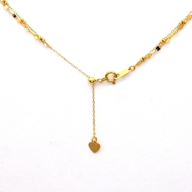 18K YG 106589 MV 18"