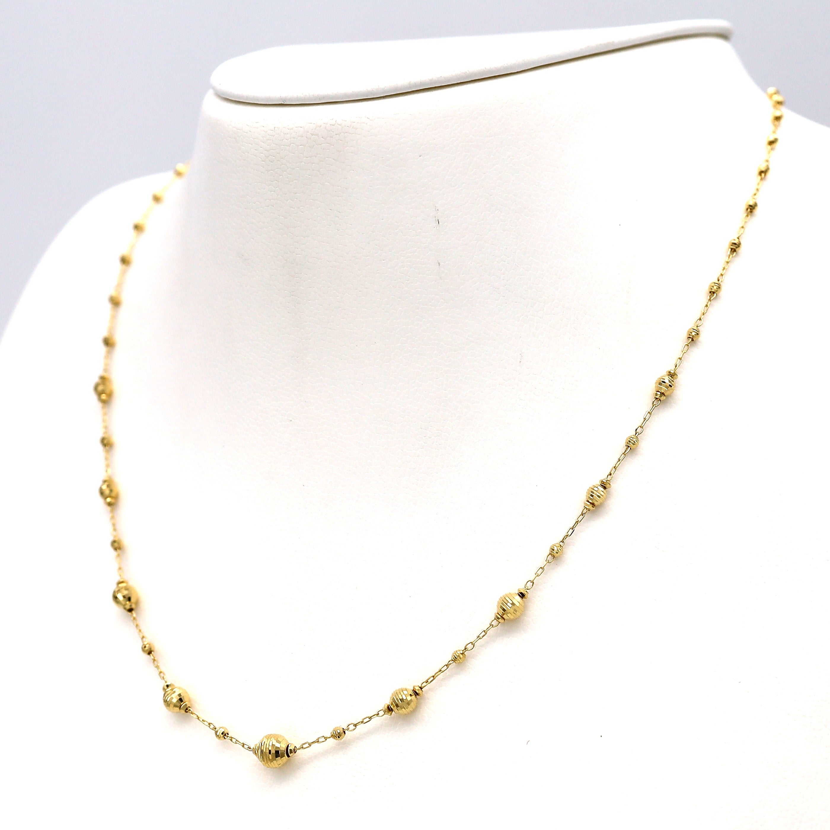 18K YG 109255 MV 18"