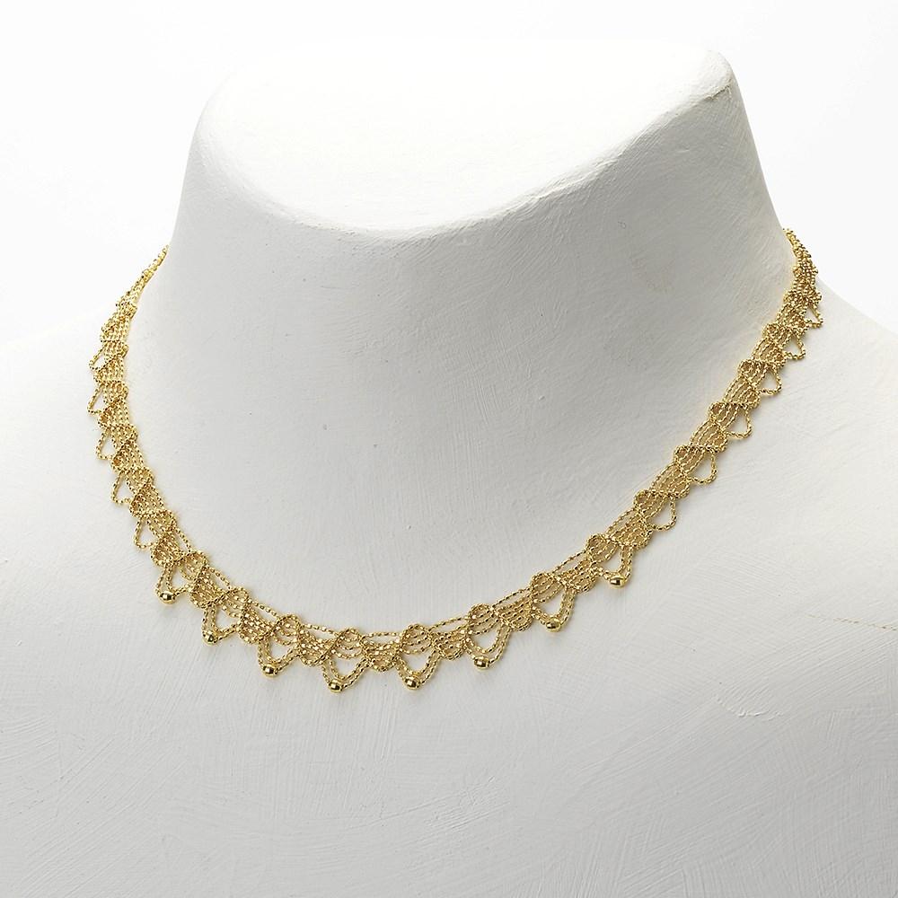 18K YG H1642-7 MV 18"