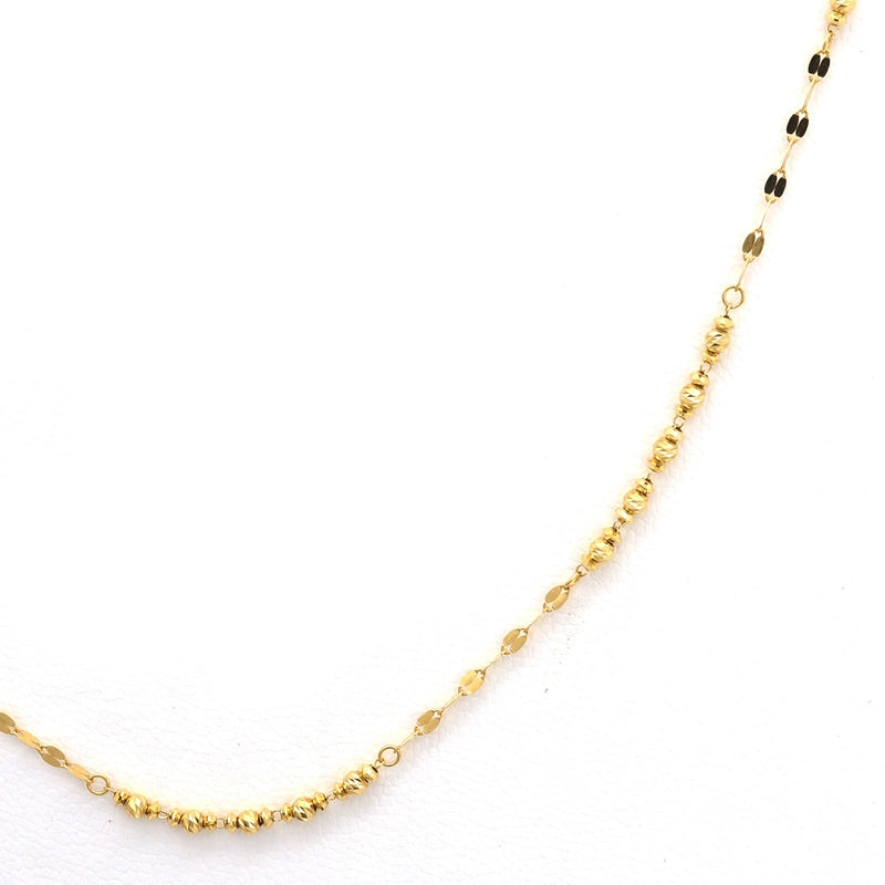 18K YG 130394 MV 18"