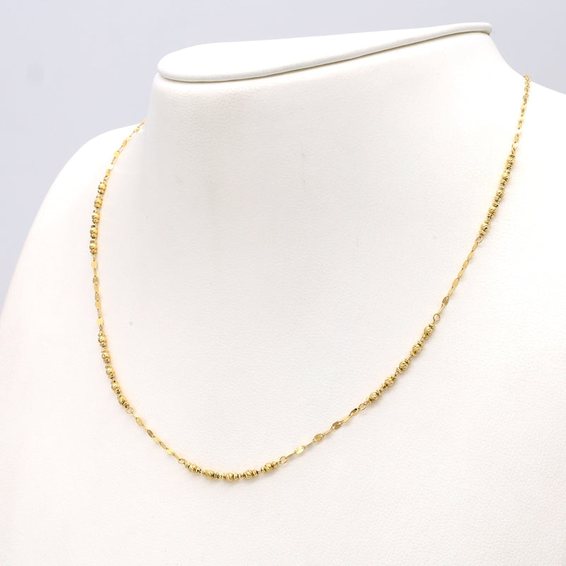 18K YG 130394 MV 18"