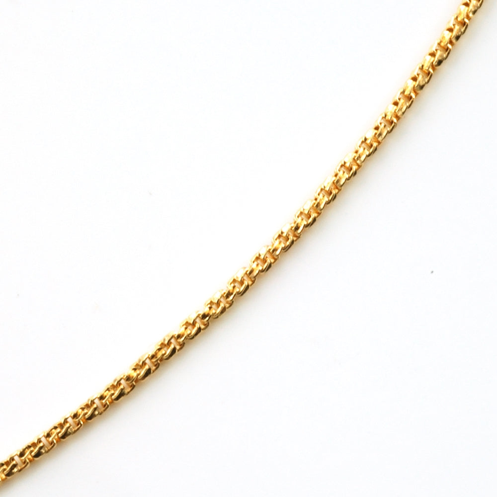 18K YG TWISTER-V PIN SLIDE