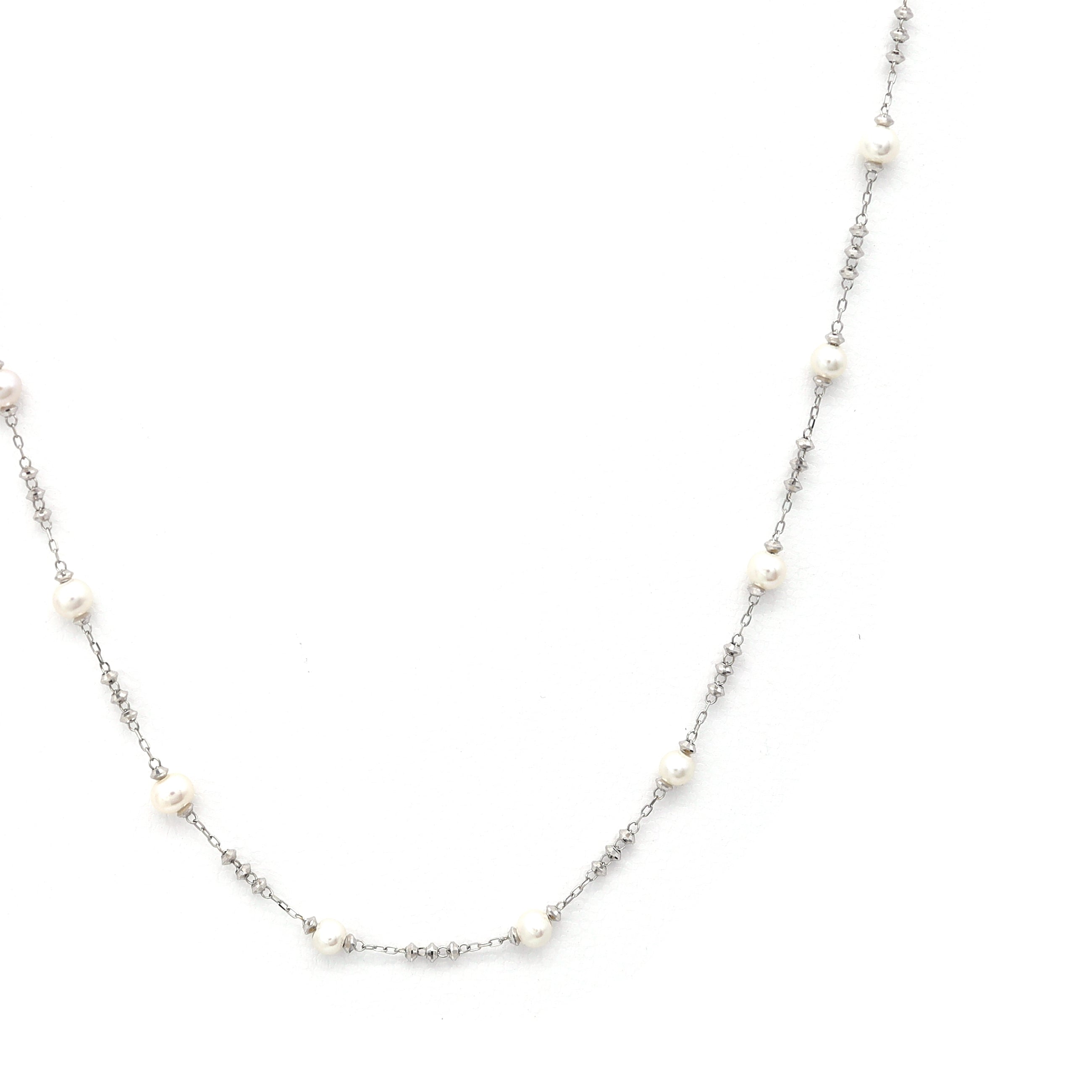 18K WG SZ PEARL WG 32"