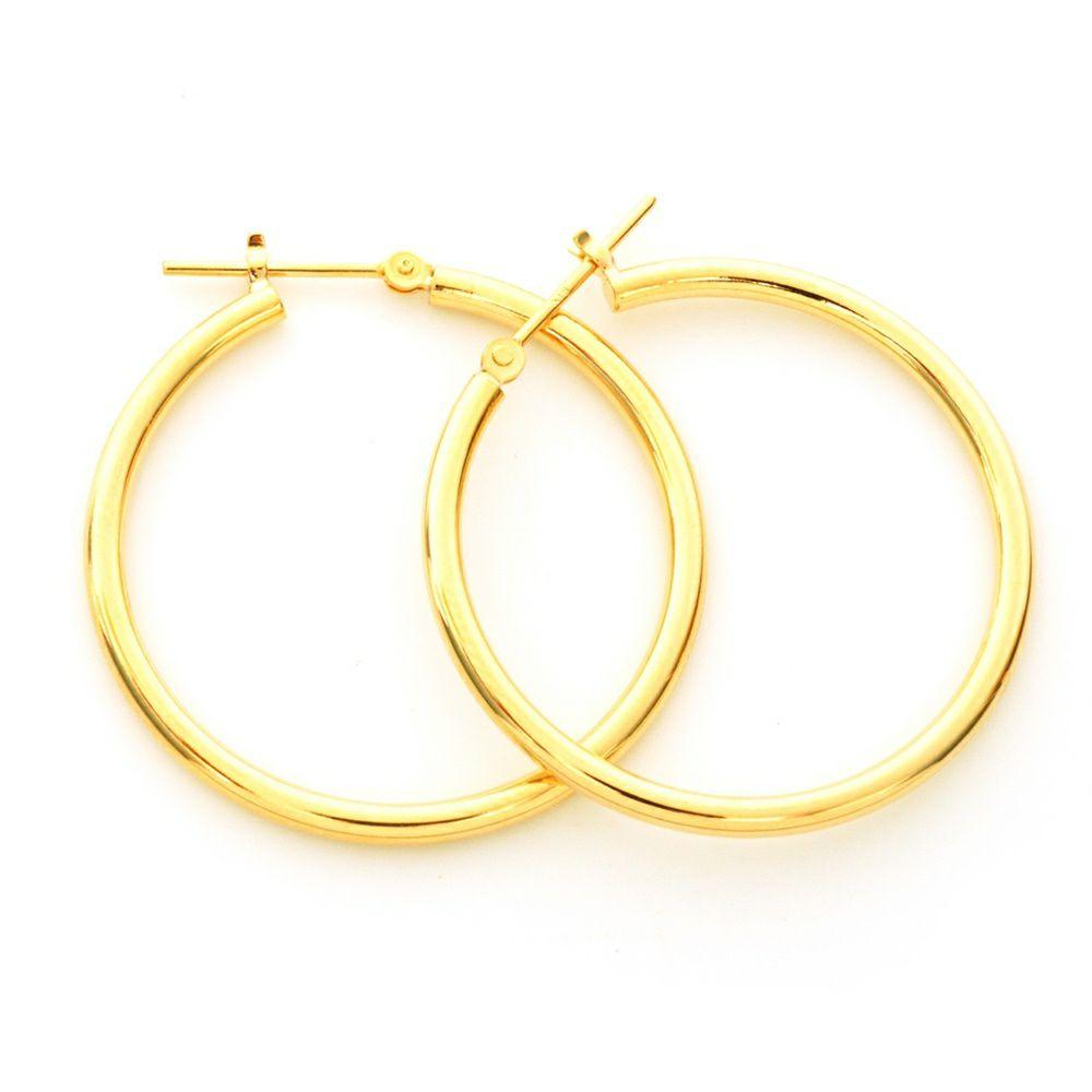 18K YG HOOP 2030