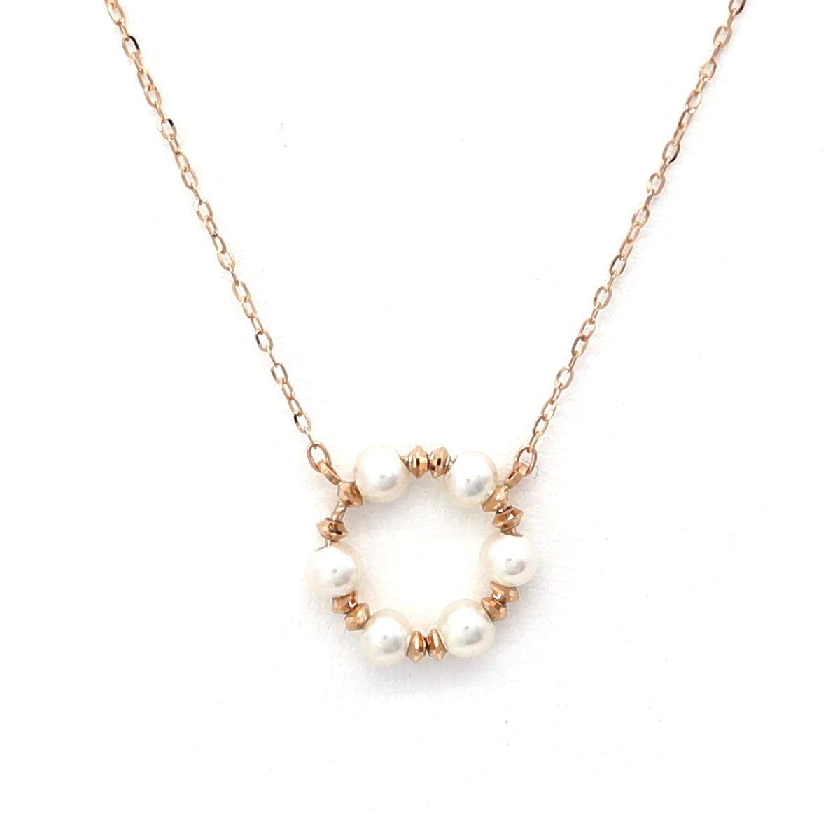 18K ROSE AO PEARL-R MV 18"