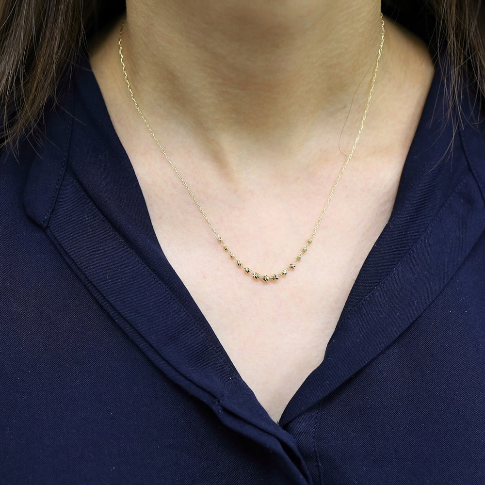 18K YG M-BB-GR MV 18"