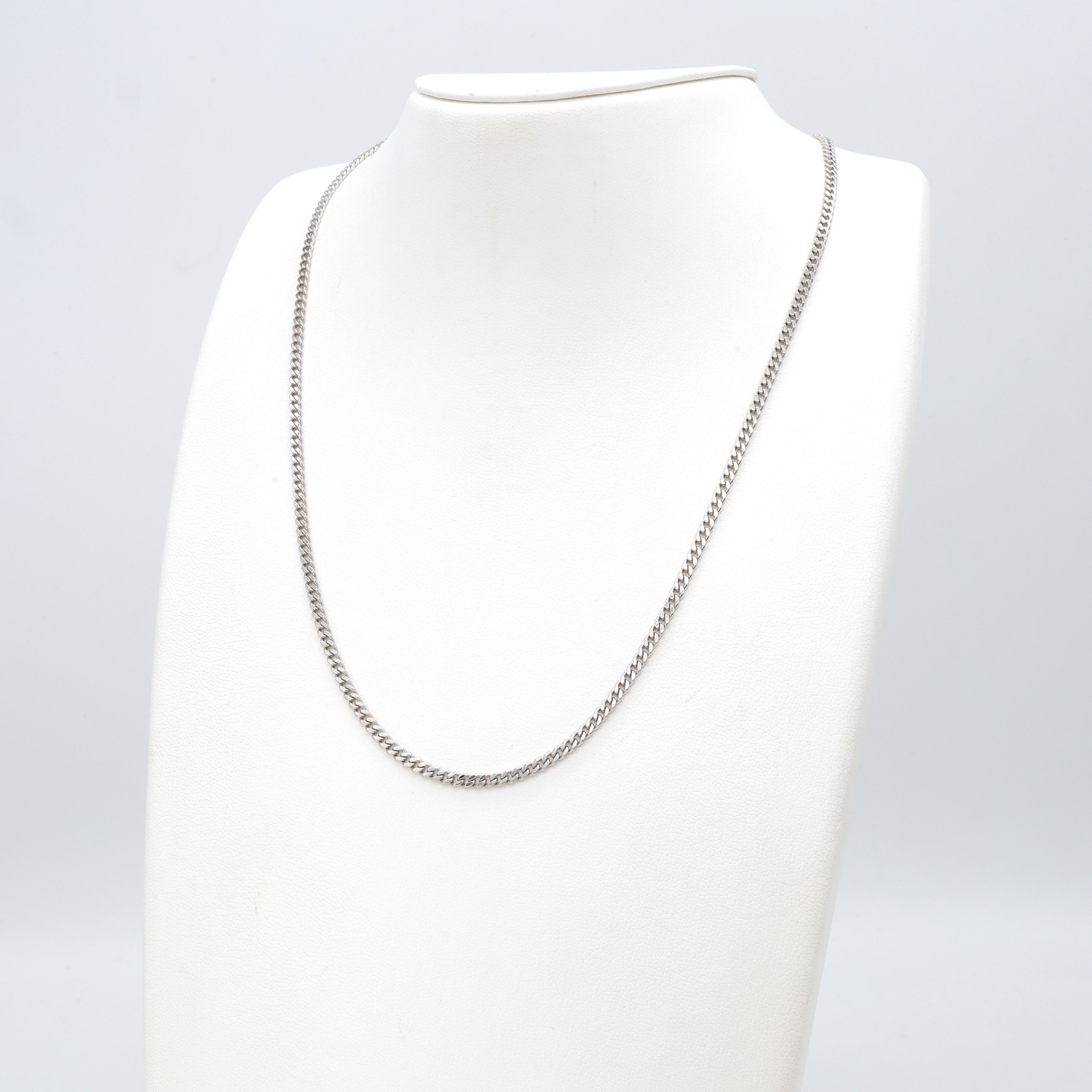 PT950 CURB-2DC NECKLACE