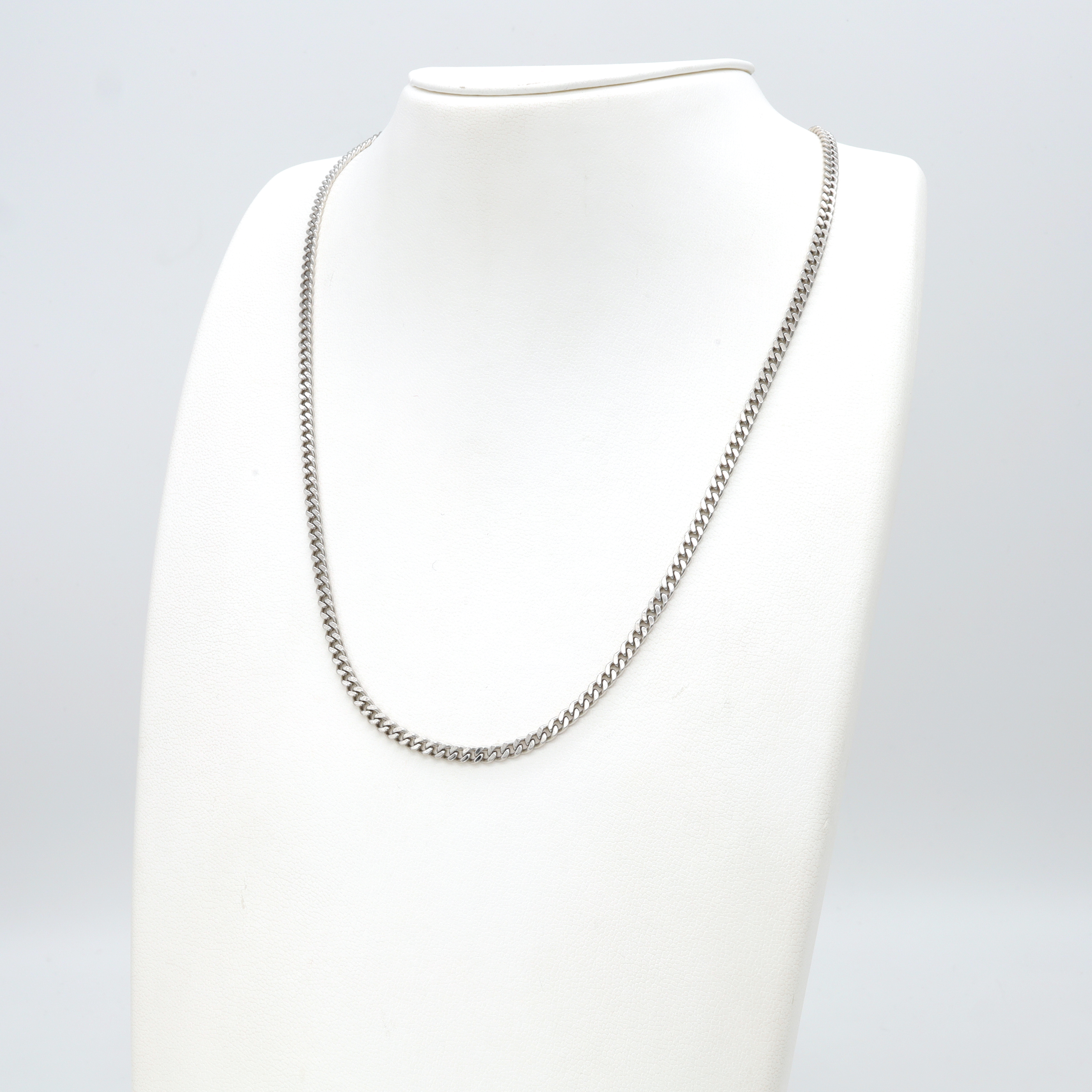PT950 CURB-2DC NECKLACE