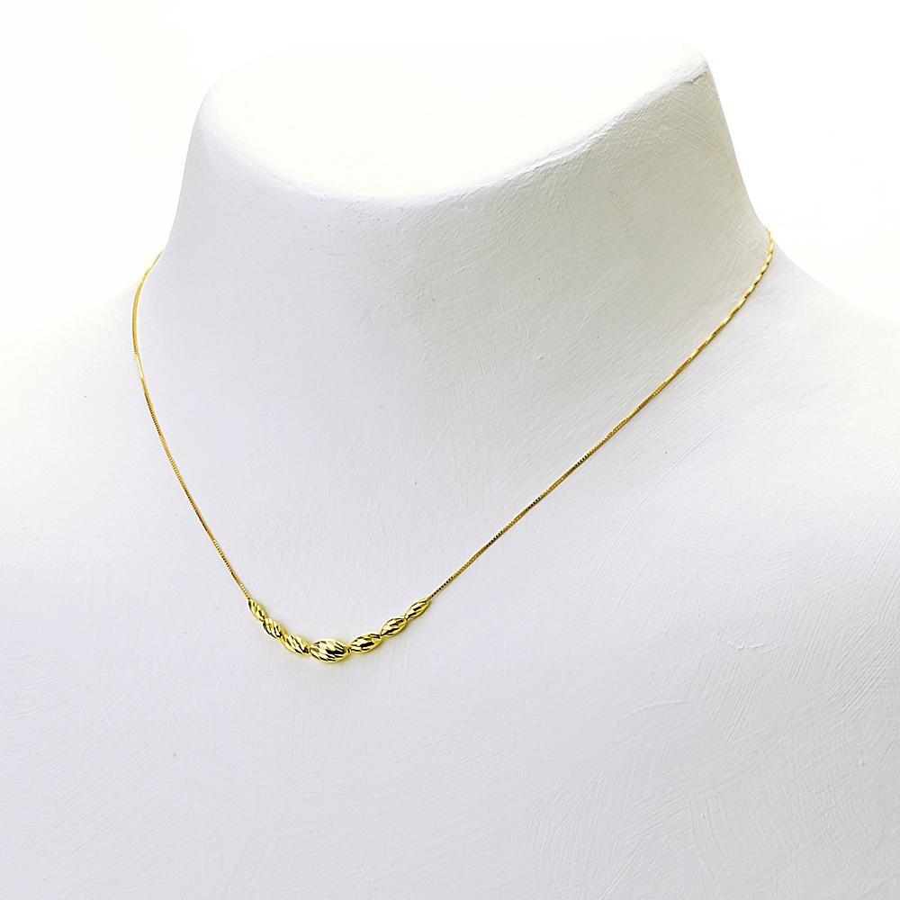 18K YG GRFOOT7-YG BHJV 18"