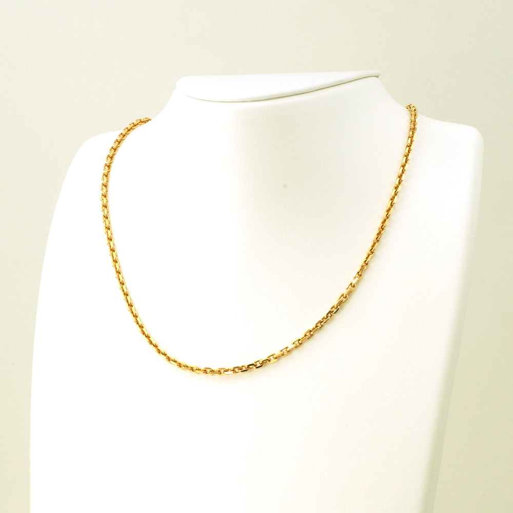18K YG ANCHOR CHAIN FOR MEN
