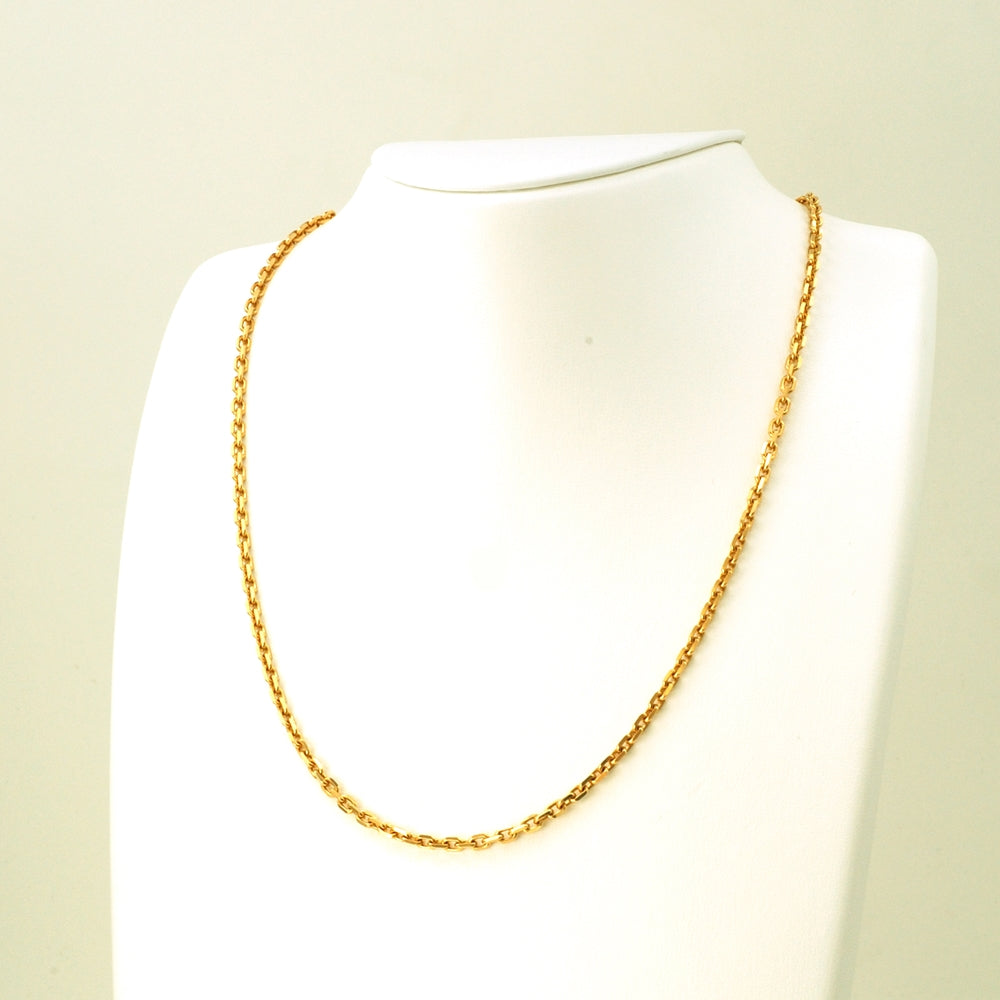 18K YG ANCHOR CHAIN FOR MEN