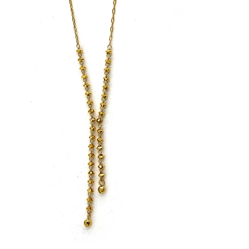 18K YG DD-004827A 18"