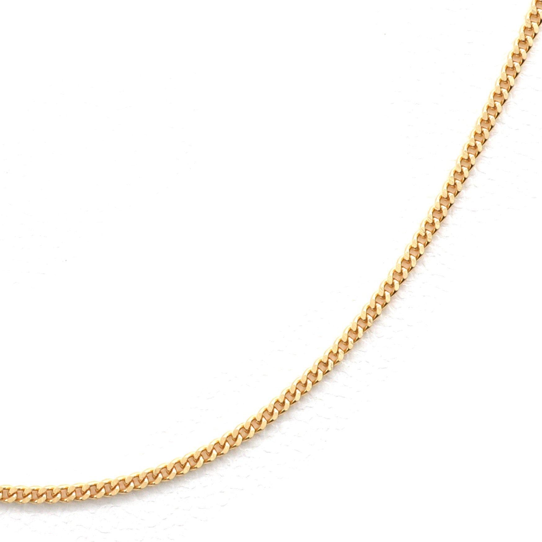 18K YG 0.35 CURB CHAIN MV 28"