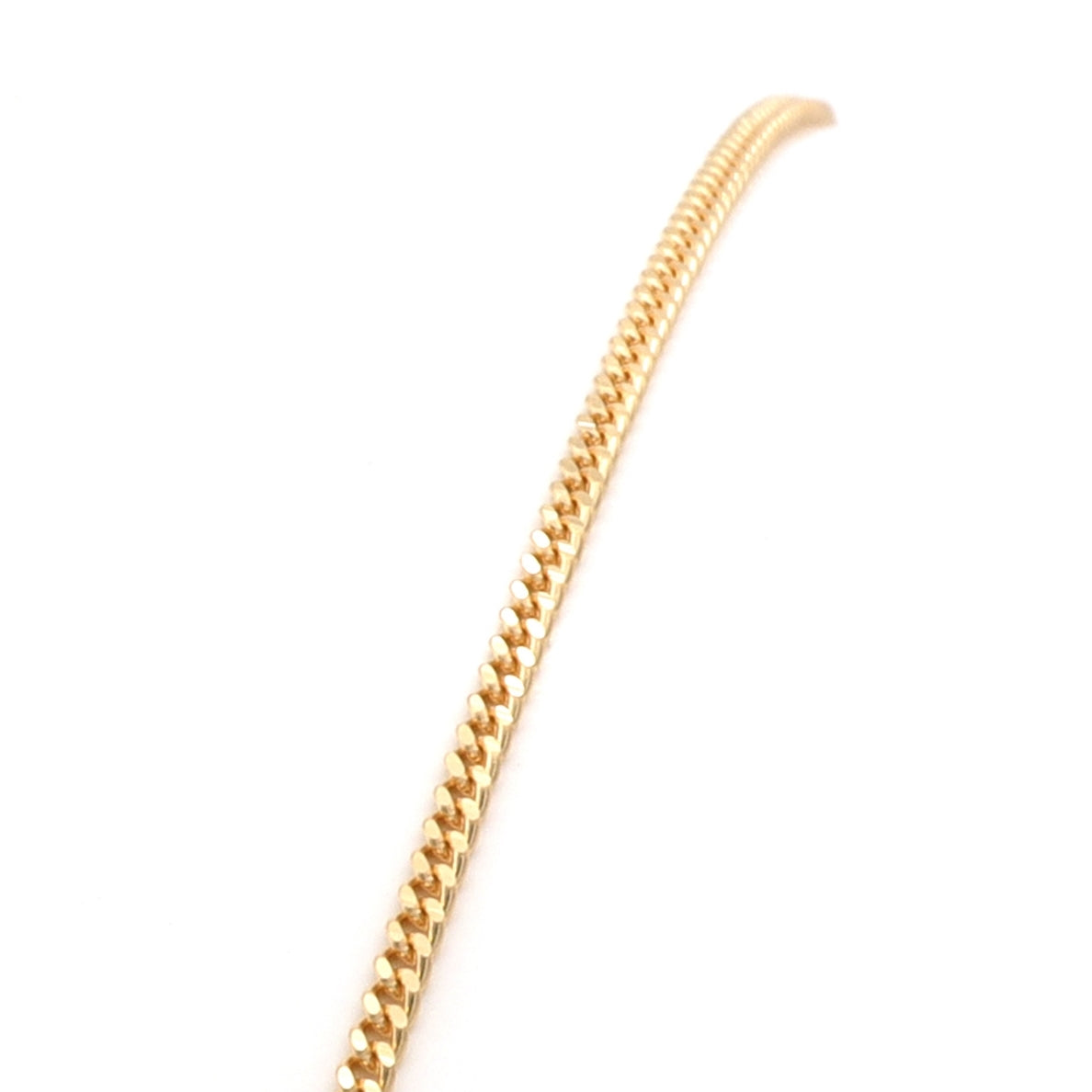 18K YG 0.35 CURB CHAIN MV 28"