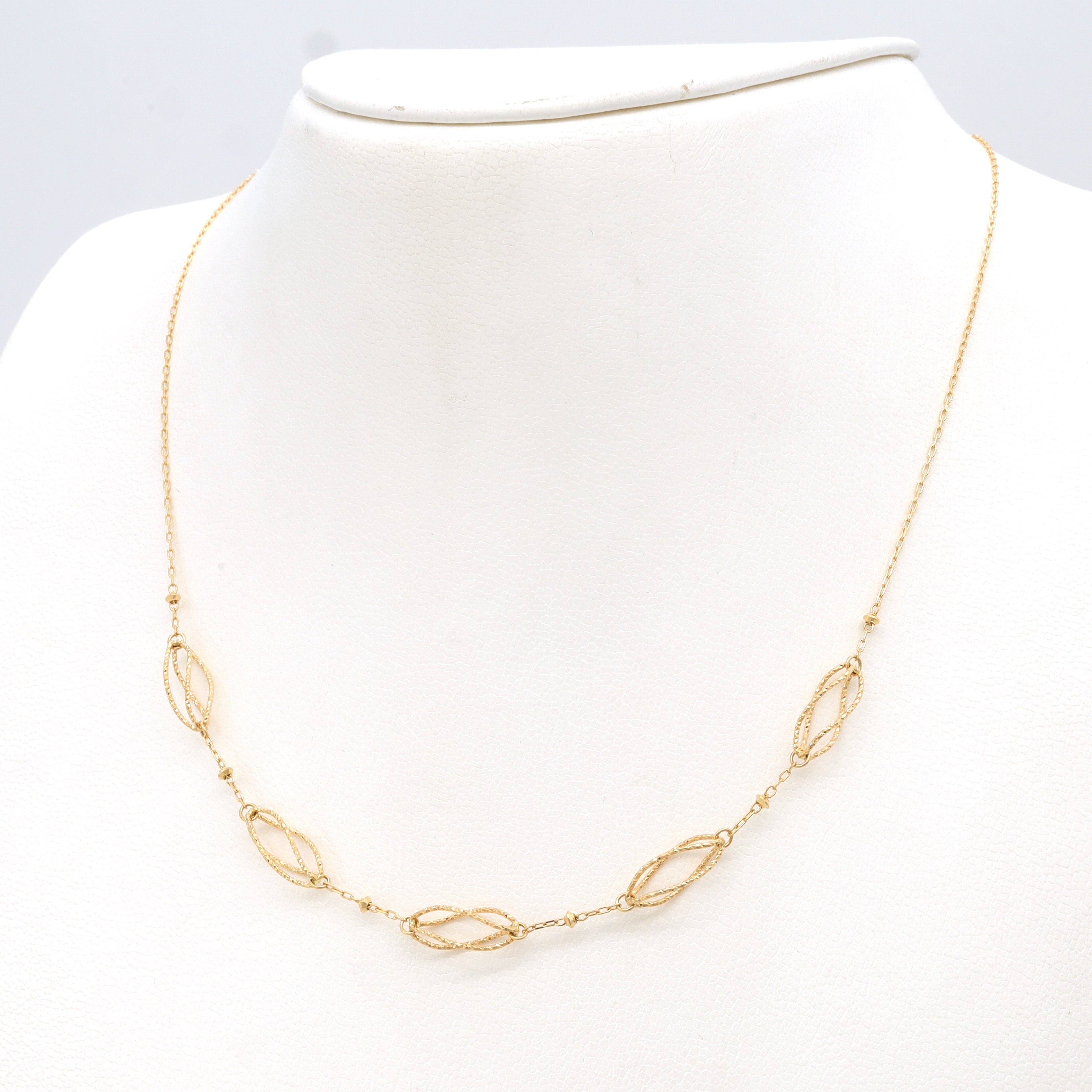 18K YG 109304 MV 18"