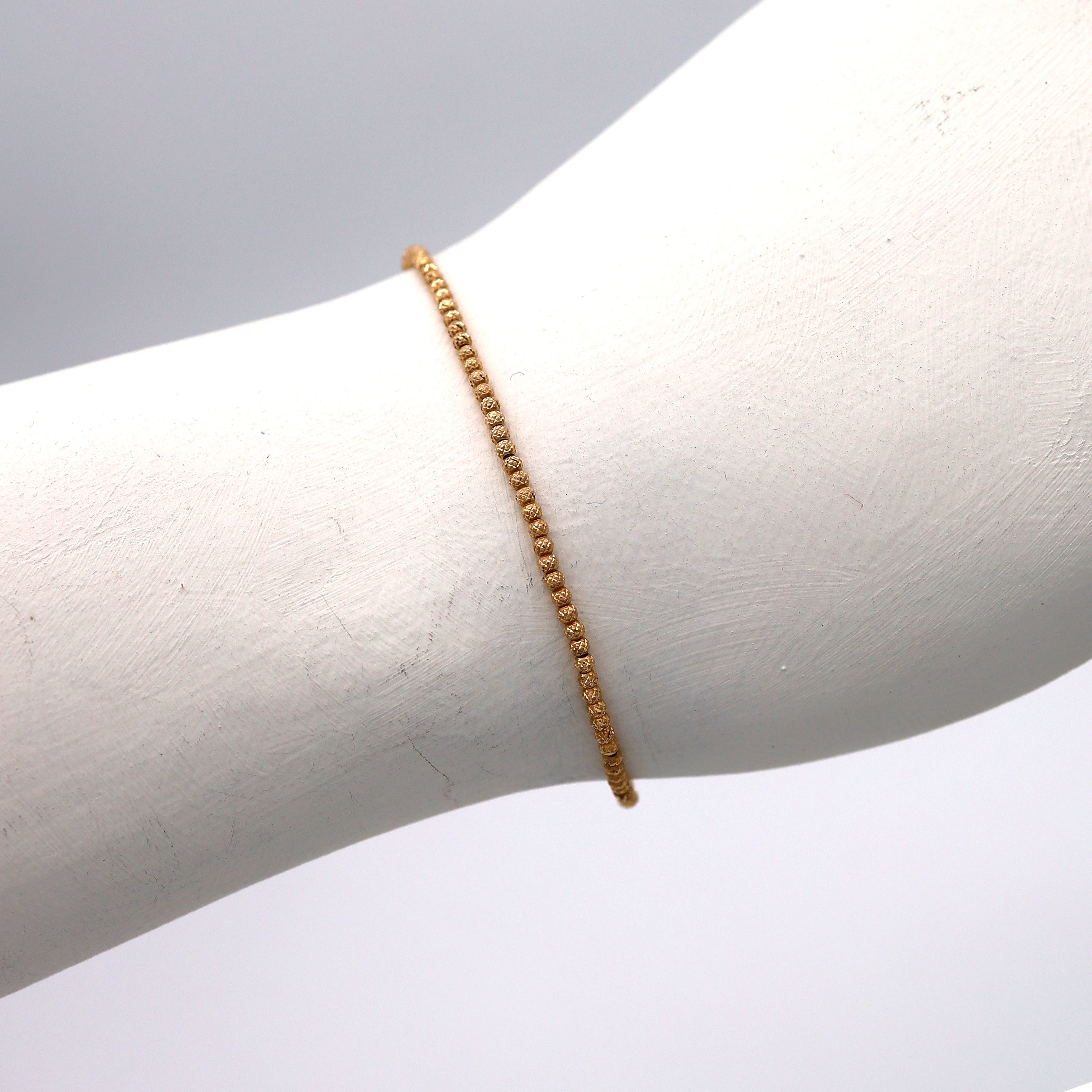 18K ROSE JA-1524-R AJ 7"