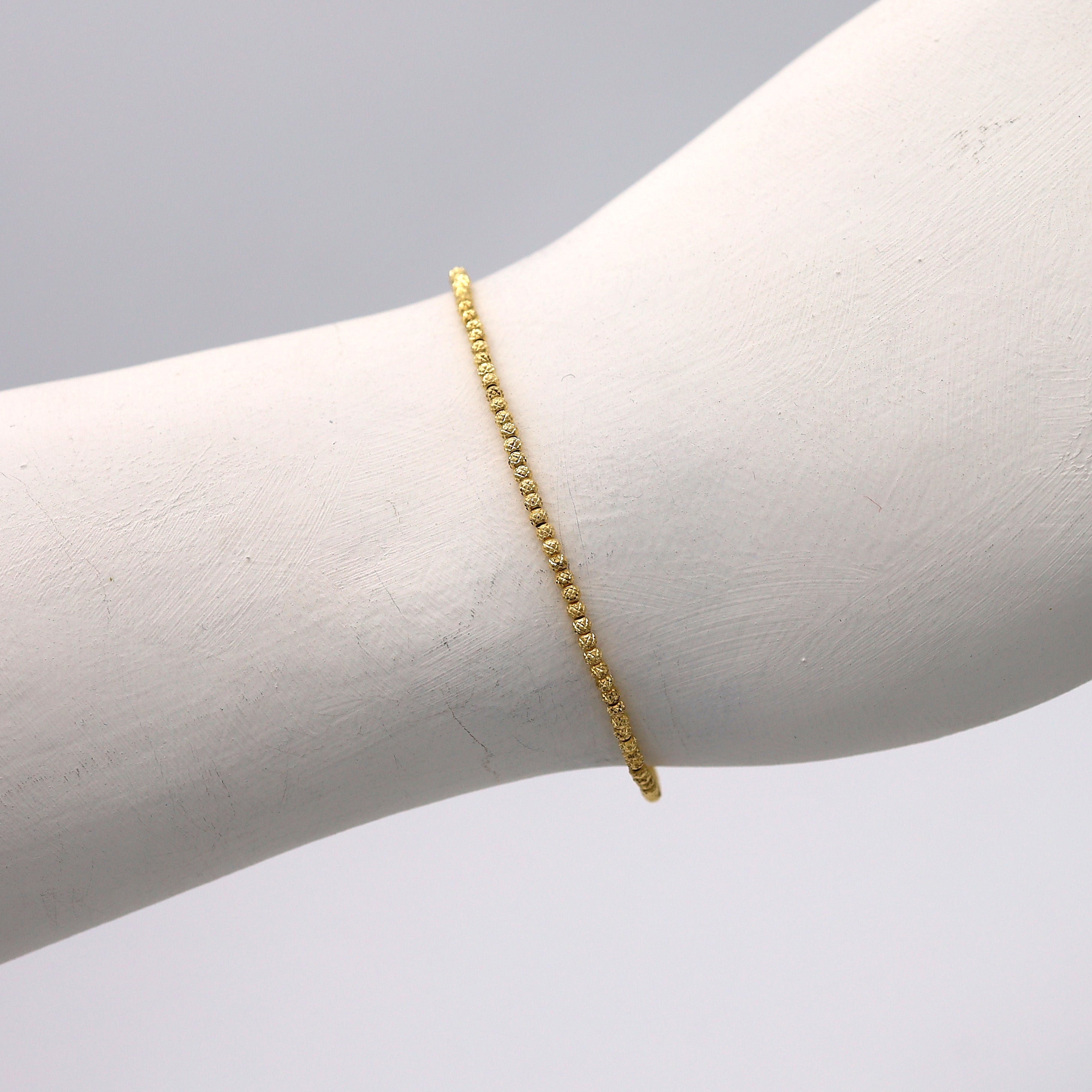 18K YG JA-1524 AJ 7"