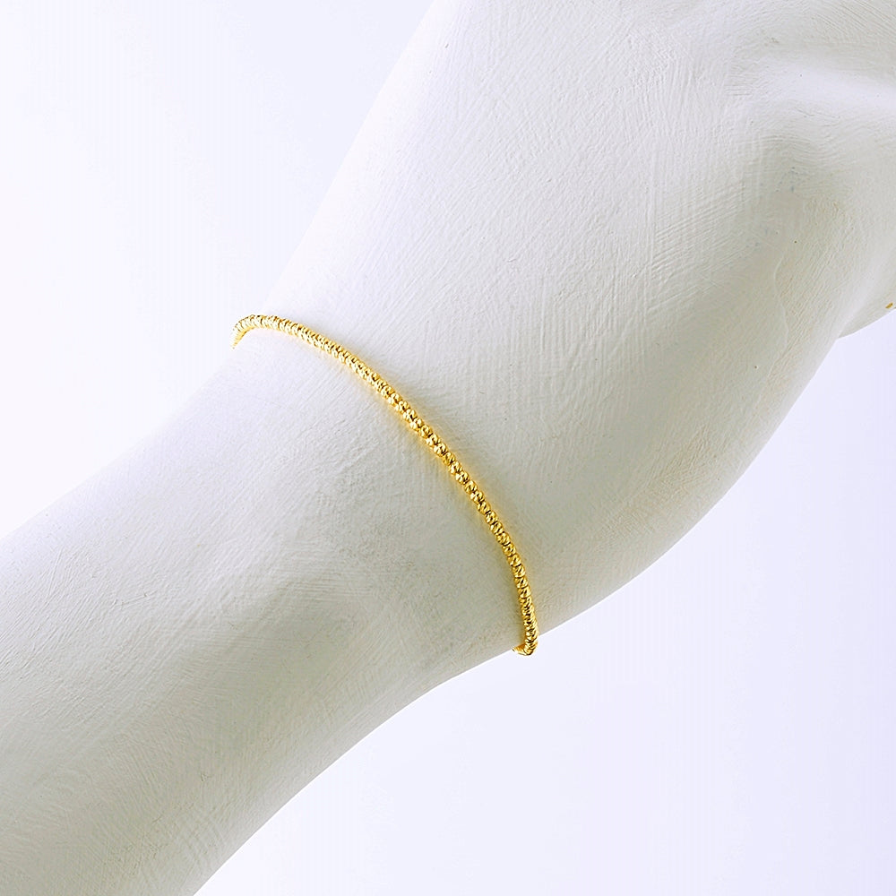 18K YG M-LC-1.8 AJ 7"