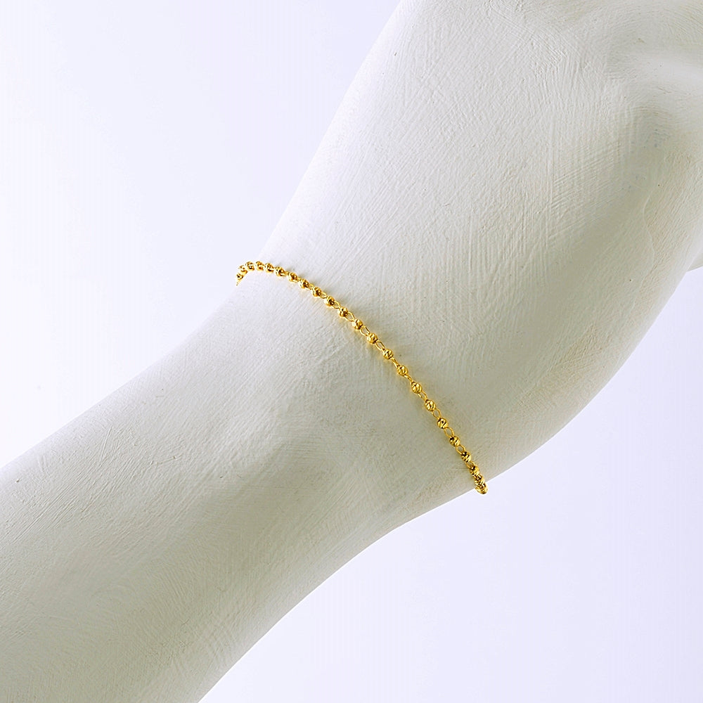 18K YG M-TC-1.8 AJ 7"