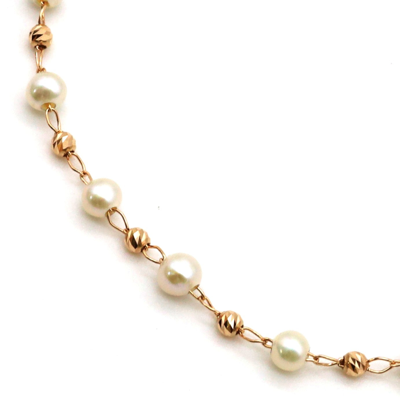 18K ROSE M-PEARL1-R AJ 7"